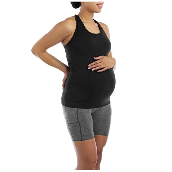 Time And Tru Women's Maternity Cross Back Tank Size Large - Picture 1 of 5